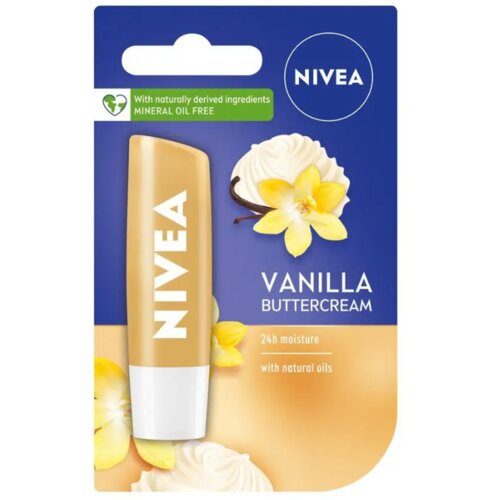 Nivea balzam za usne, vanila butter cream, 4.8g Slike