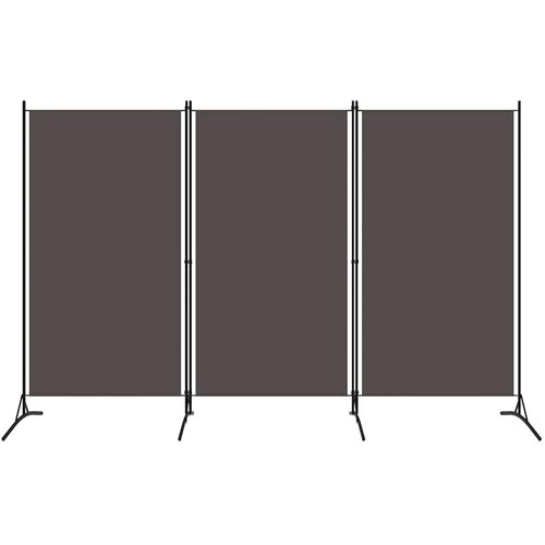 Sobna pregrada s 3 panela antracit 260 x 180 cm Cijene