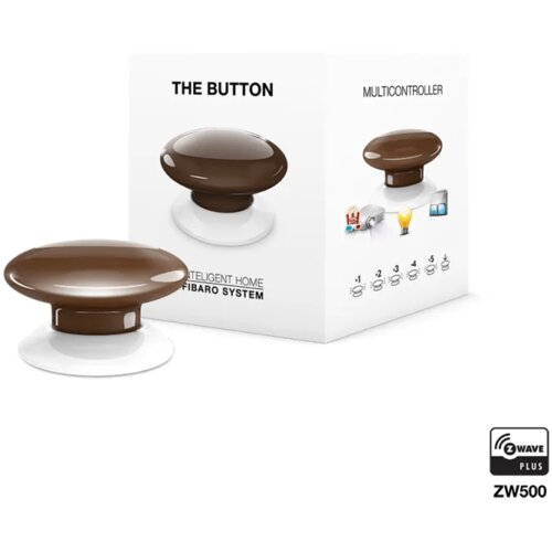 Fibaro tipka (FGPB-101-7) - rjava Slike