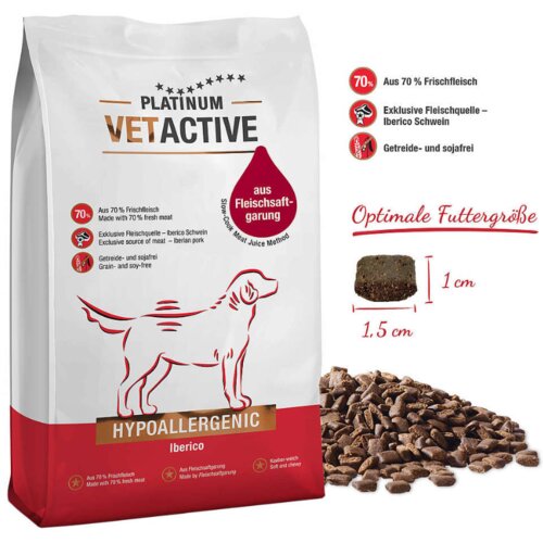 Platinum suva hrana za pse vetactive hypoallergenic dog 1.5kg Cene