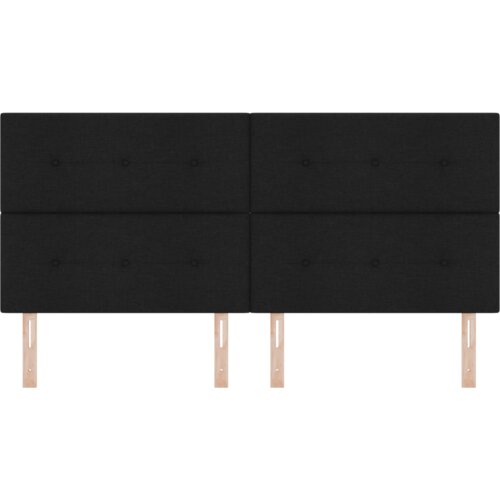 VidaXL led uzglavlje crno 100 cm tkanina Slike