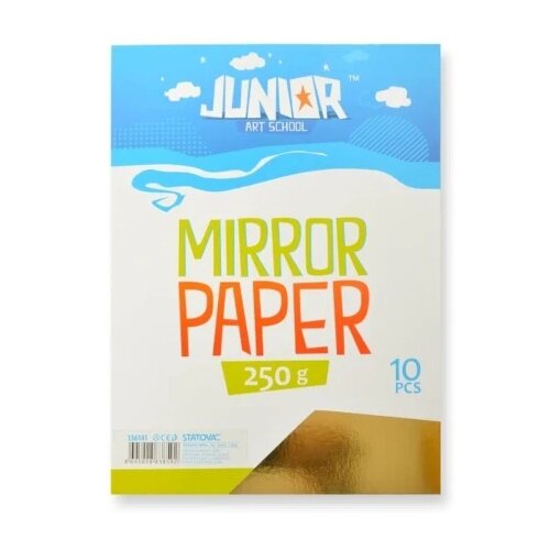 Junior jolly mirror paper papir ogledalo a4 250g 10k - odaberite nijansu zlatna ( 136141 ) Cene