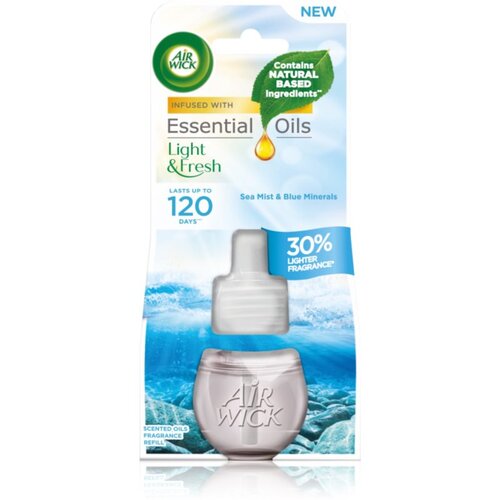 Air Wick Light &amp;amp; Fresh Sea Mist &amp;amp; Blue Minerals punjenje za aroma difuzer 19 ml Slike