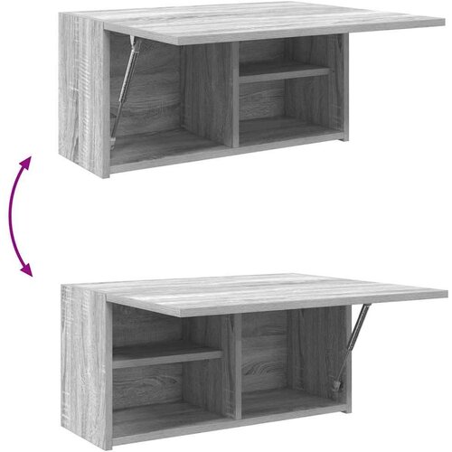 vidaXL Kupaonski zidni ormarić sivi Sonoma 60x25x30 cm izrađeno drvo Cene