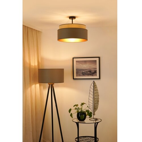 Brilagi plafonski luster oregon vege 1xE27/15W/230V prečnik 45 cm siva Slike