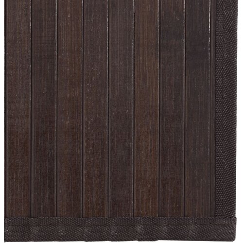  Tepih kvadratni tamnosmeđi 100 x 100 cm od bambusa Slike