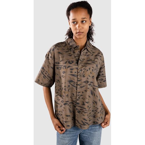 Carhartt WIP Travon Srajca duck fthr print / cyp / blk Slike