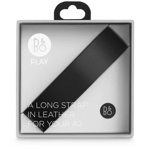 B&O Bang & Olufsen A2 Long Leather Strap Schwarzes Leder