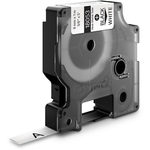 Dymo traka industrijska tuba 9MM crna/bela Slike