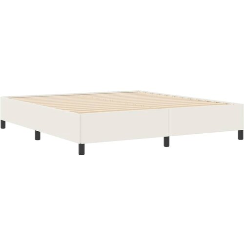  Krevet s opruga kutije Krem 180 x 200 cm Kordura tekstil Slike