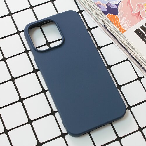 Torbica nano silikon za iphone 15 pro max 6.7 tamno plava Slike
