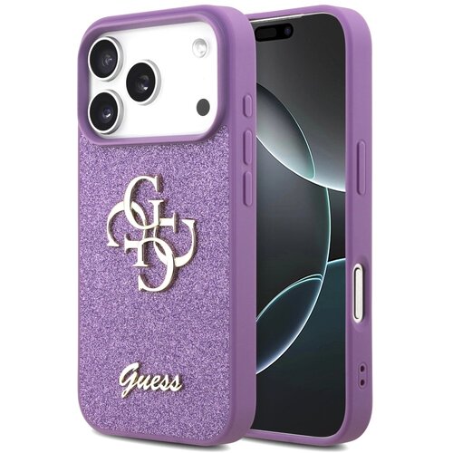 Guess OVITEK FIXED GLITTER VELIK 4G ZA IPHONE 17 PRO VISOKO KAKOVOSTEN, (5000338012) Cene