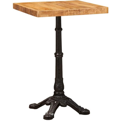 VidaXL Bistro stol Smeđa 50 x 50 x 76 cm masivno drvo manga Slike