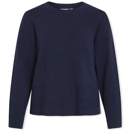 Vila Puloverji Primia Knit - Navy Blazer Modra Slike