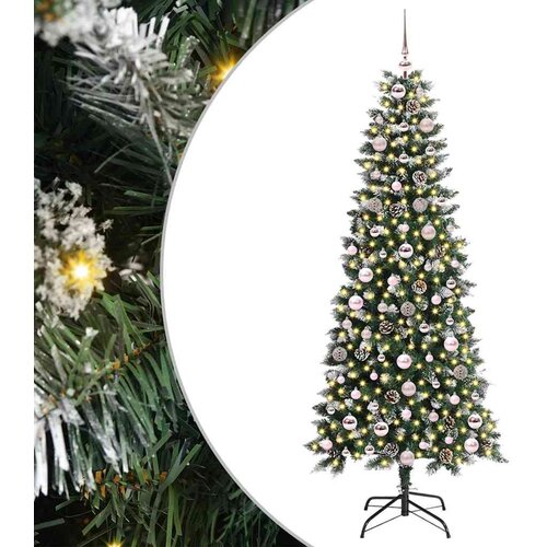 vidaXL Umestno božično drevo med 300 LED Zelena 76 x 76 x 180 cm, (5000067868) Cene