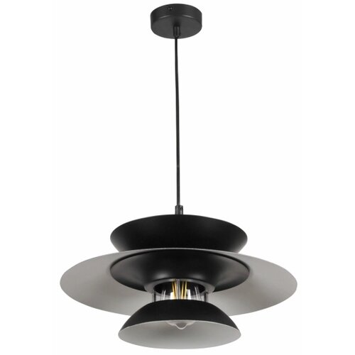  Viseći luster na sajli BERIT 1xE27/20W/230V, crna Slike