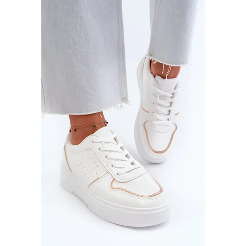 Kesi Women's Platform Sneakers White Tessama