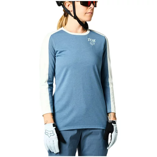 Fox Dámský cyklistický dres Womens Ranger Drirelease 3/4 Jersey Matte Blue