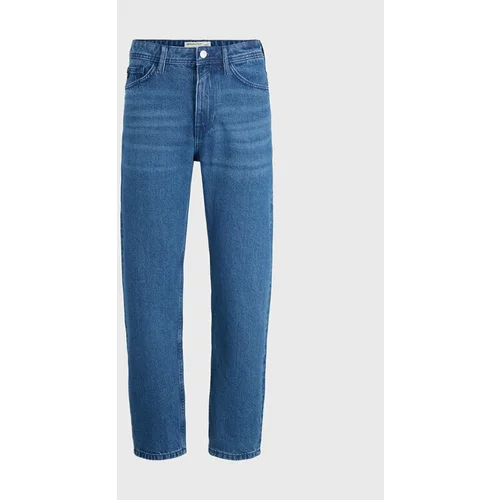 Tom Tailor Jeans hlače 1034109 Mornarsko modra Loose Fit