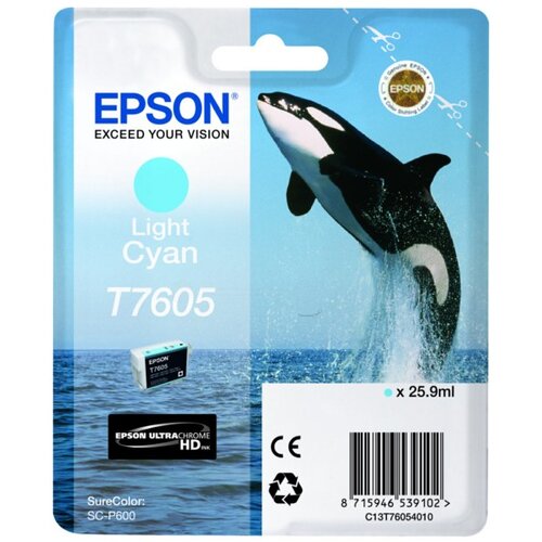 Epson kartuša T7605 (svetlo modra), original Cene