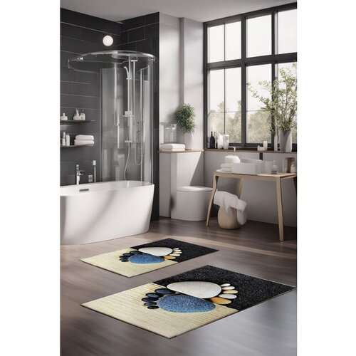  CT-5164 multicolor bathmat set (2 pieces) Cene