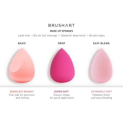 BrushArt Make-up Sponge Drop spužvica za &amp;scaron;minkanje u obliku suze Slike