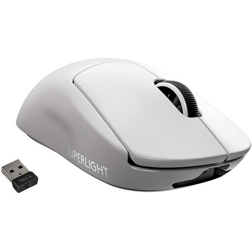  Logitech G Pro X Superlight Wireless Gaming Mouse, White Cene