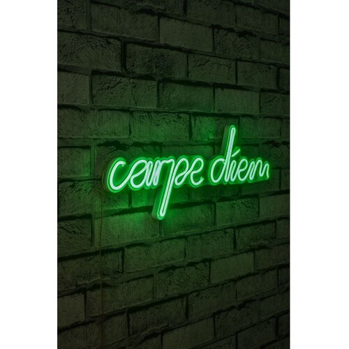 Wallity Dekorativna plastična LED rasveta Carpe Diem Green Slike