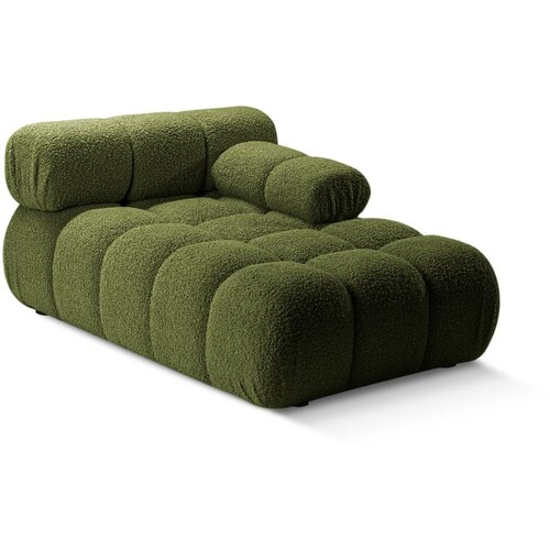 Micadoni Zelen modul za sedežno garnituro iz tkanine boucl&amp;eacute; (desni kot) Bellis &amp;ndash; Home Slike