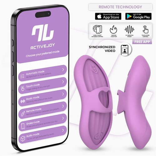 INTOYOU App Series Laia Heated Finger Vibrator with App Purple Slike