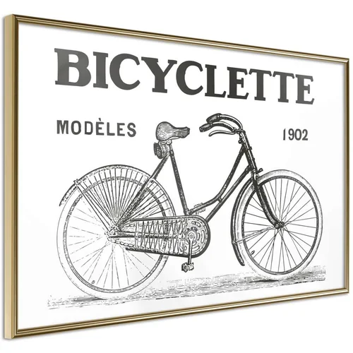  Poster - Bicyclette 30x20