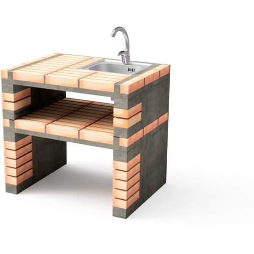 Movelar California XL Plus Modul - umivalnik s pipo - oranžna Cene