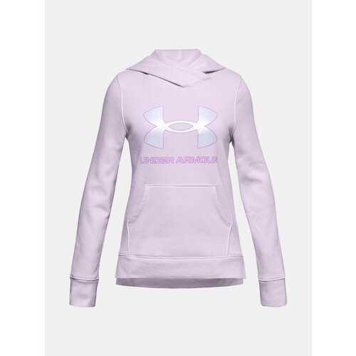 Under Armour Sweatshirt Rival Fleece Logo Hoodie-PPL - Girls Slike
