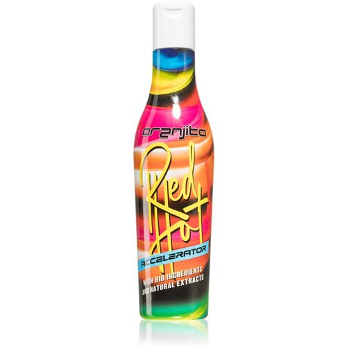 Oranjito Red Hot mlijeko za sunčanje s bio komponentama i ubrzavačem tamnjenja sa zagrijavajućim učinkom 200 ml Slike