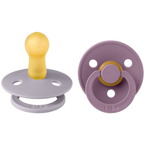 Bibs duda varalica - lateks Colour (okrugle) - Fossil Grey/Mauve (vel. 2) Cijene