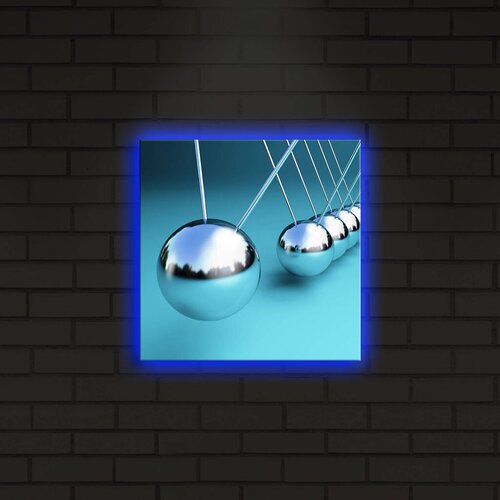 Wallity Zidna slika sa LED osvetljenjem 2828DACT-21, 28x28 cm Cijene
