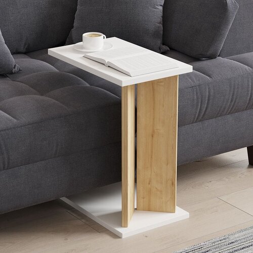 Hanah home Club sto Lun, 25x48,6x50 cm, Hrast Cene