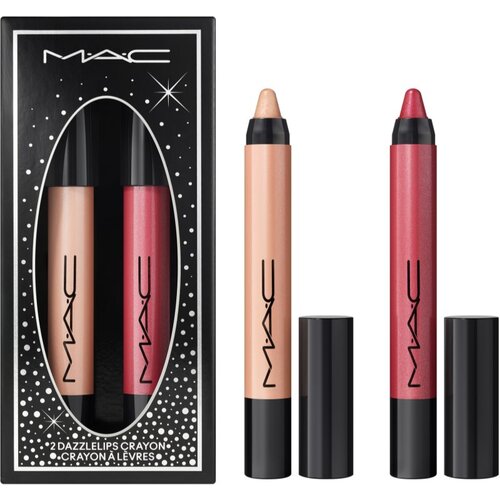 MAC Cosmetics Holiday Decadent Dazzlelips Crayon Duo darilni set za ustnice Slike