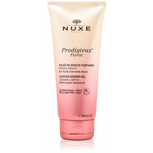 Nuxe prodigieux floral scented shower gel gel za tuširanje s bademovim uljem i cvjetnim mirisom 200 ml za žene