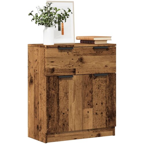 vidaXL Komoda starinski les 60x30x70 cm inženirski les Cene