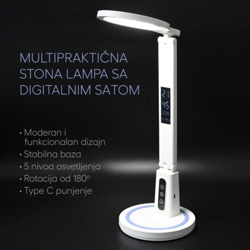 JWD led lampa stona bela Cene