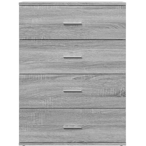  Komoda 2 kom boja hrasta sonome 60x39x80 cm konstruiranog drva Slike