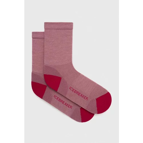 ICEBREAKER Čarape Lifestyle Light za žene, boja: ružičasta