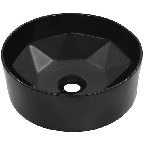 vidaXL umivaonik 36 x 14 cm keramički crni Cijene