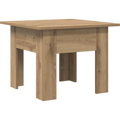 VidaXL Stolić za kavu Umjetnička hrastovina 55 x 55 x 42 cm Slike