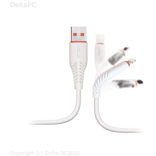 Hytech Lightning kabel 3A 1.2m HY-X335 Bijeli Slike