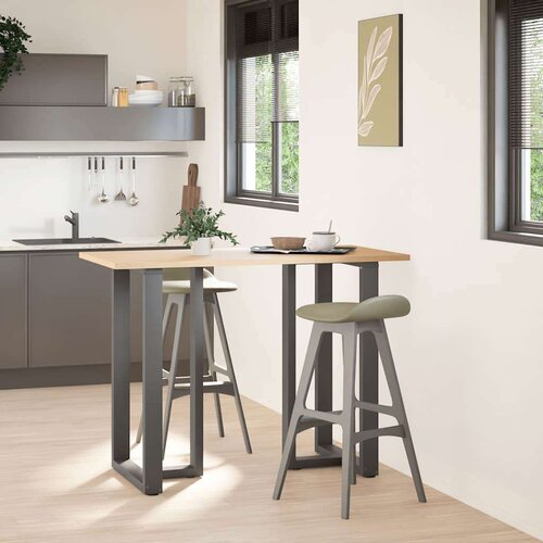VidaXL Noge barski stol T-oblika 2kom antracit 60x35x(100-101)cm čelik Slike