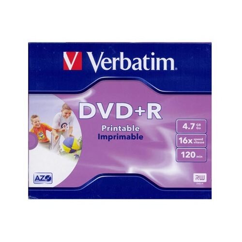 Verbatim DVD+R Printable 4,7 GB 1 kom Cene