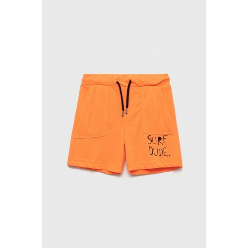 Birba Trybeyond Dječje kratke hlače boja: narančasta, podesivi struk