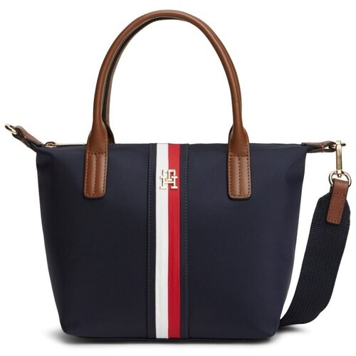 Tommy Hilfiger Torbe Aw0aw19025 Popette Mini Tote Corp Modra Slike